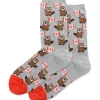 Online Hotsox Women's Canada Beavers Crew Socks