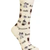 Clearance Hotsox Women's Coffee Crew Socks