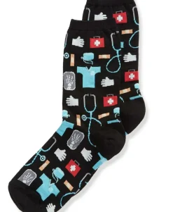 New Hotsox Women's Medical Crew Socks