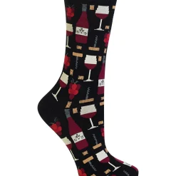 Discount Hotsox Women's Wine Crew Socks