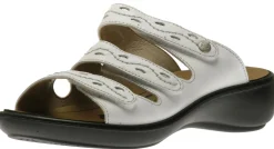Best Romika Ibiza 66 White Leather Slide Sandal