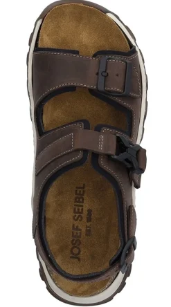 Best Josef Seibel Janosch 02 Mocca Brown Leather Slingback Sandal