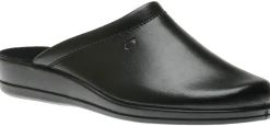 Discount Rohde Jerry Black Leather Slipper
