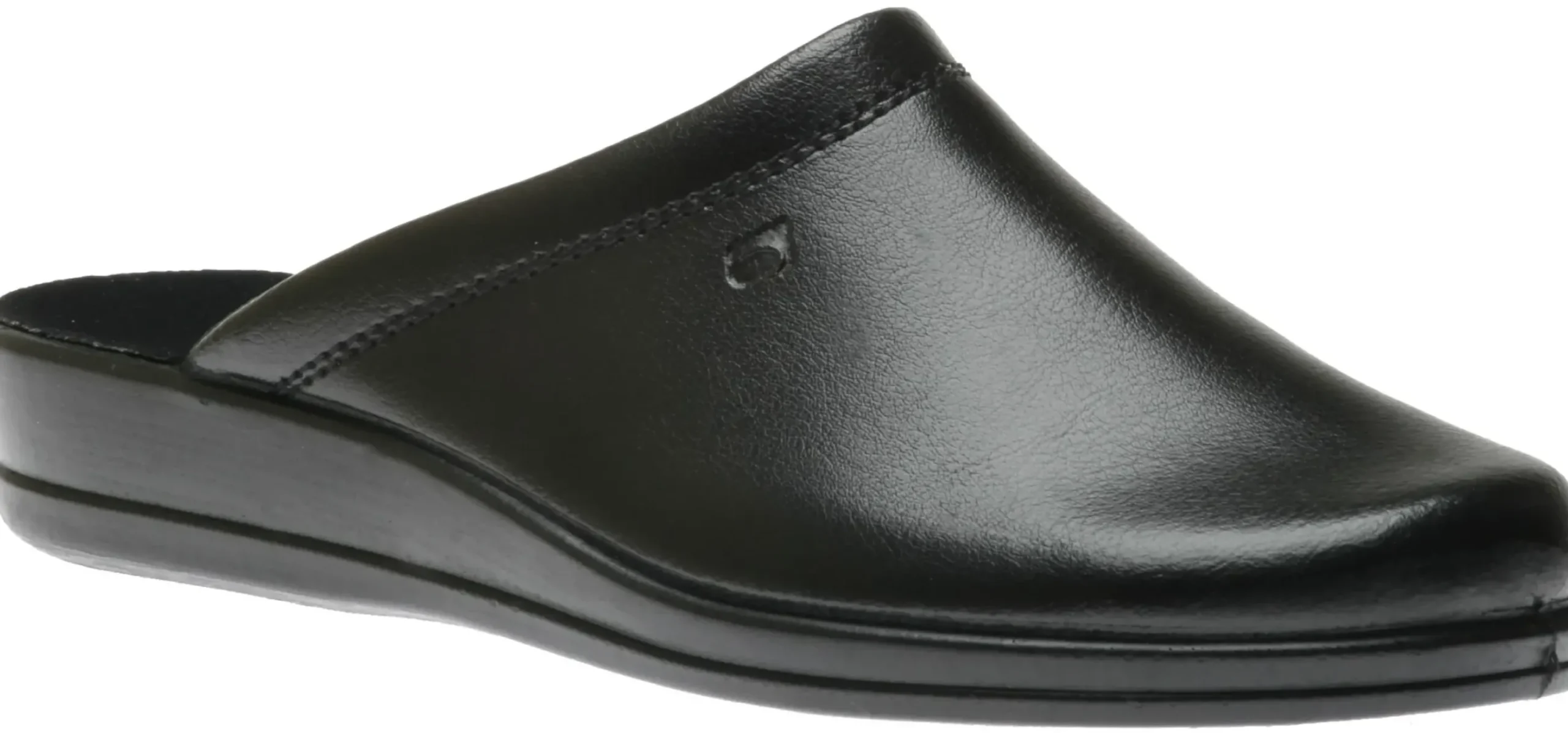 Discount Rohde Jerry Black Leather Slipper