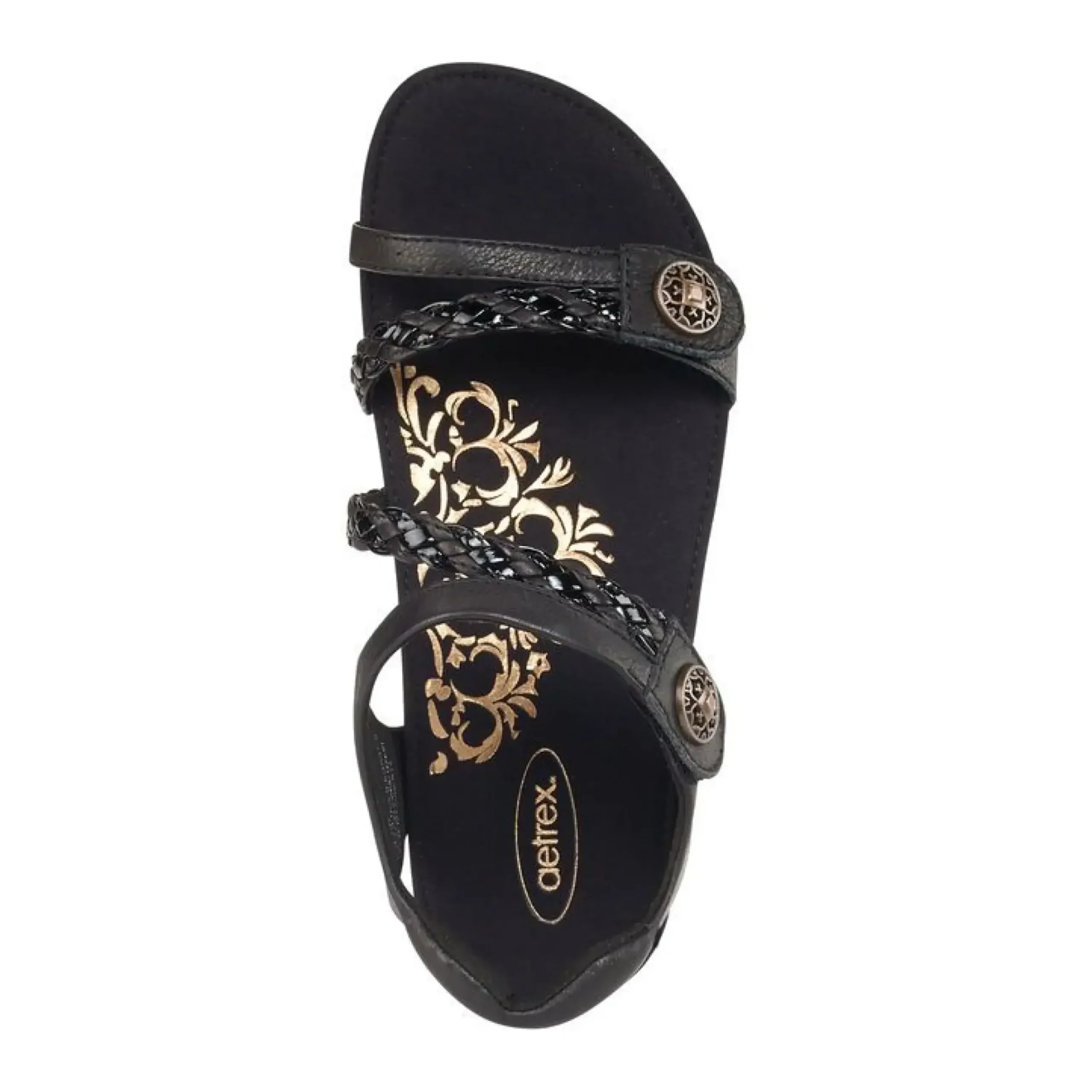 Outlet Aetrex Jillian Black