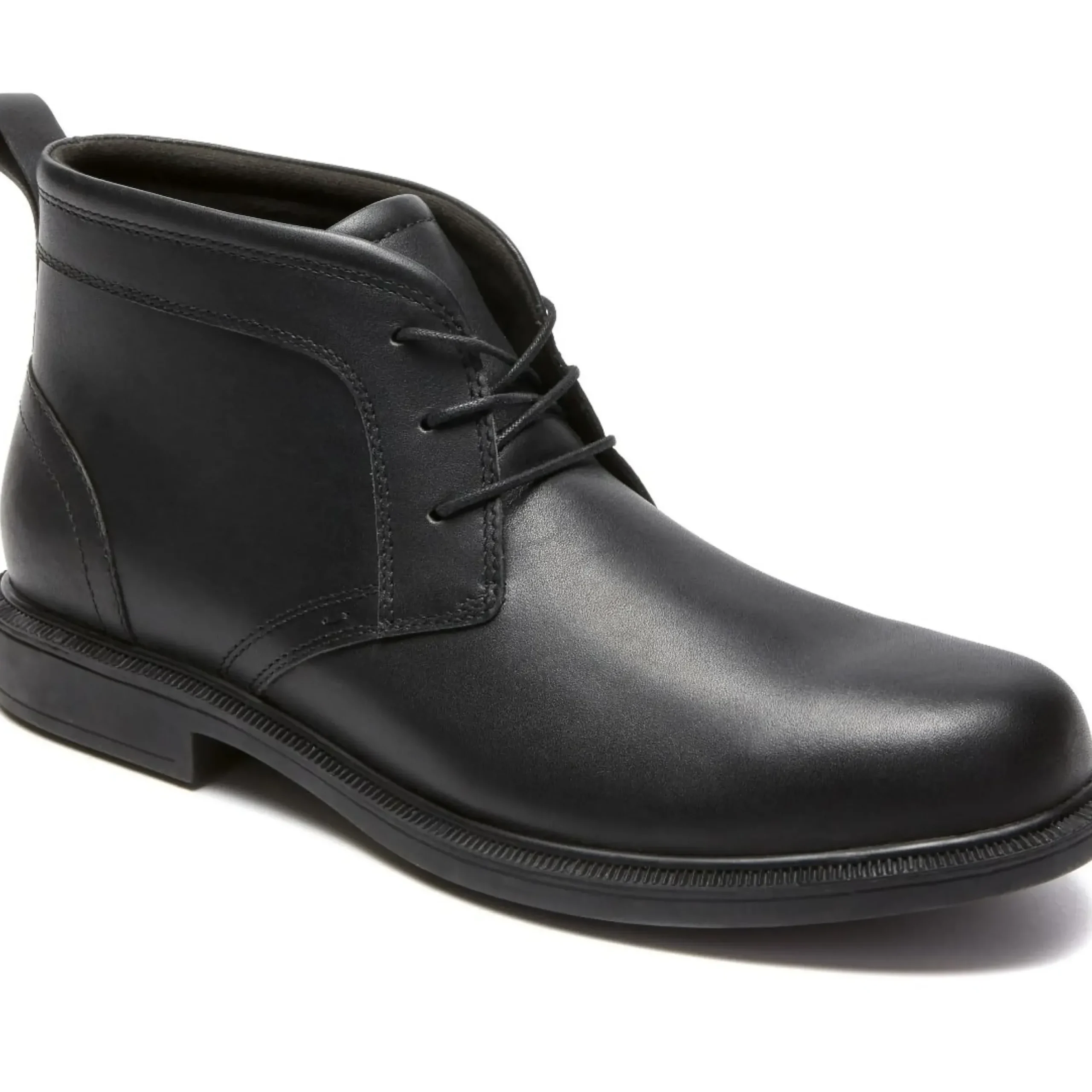 Discount Dunham Johnson Black Leather Chukka Boot