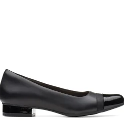 Online Clarks Juliet Monte Black Leather Slip-On