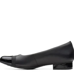 Online Clarks Juliet Monte Black Leather Slip-On