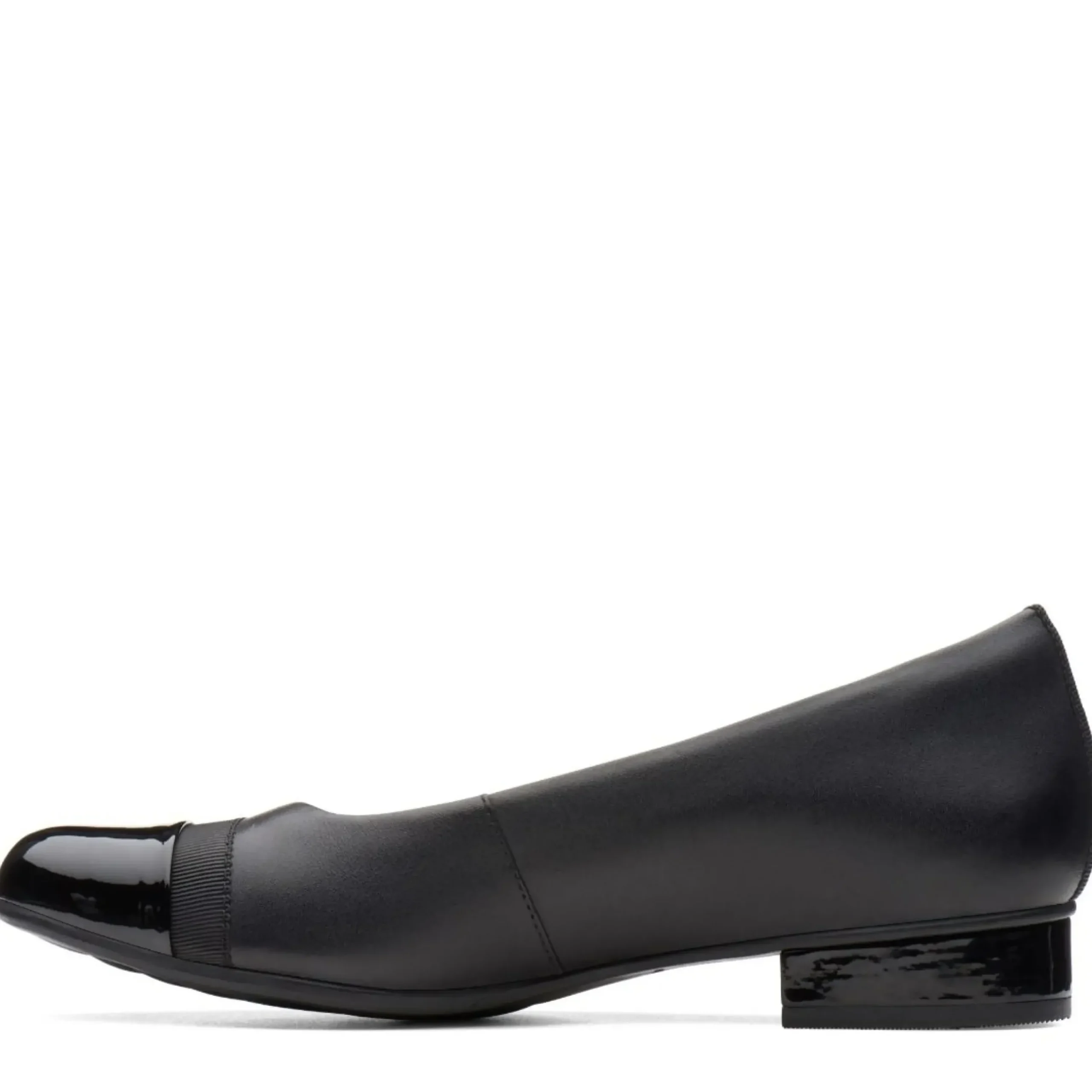 Online Clarks Juliet Monte Black Leather Slip-On