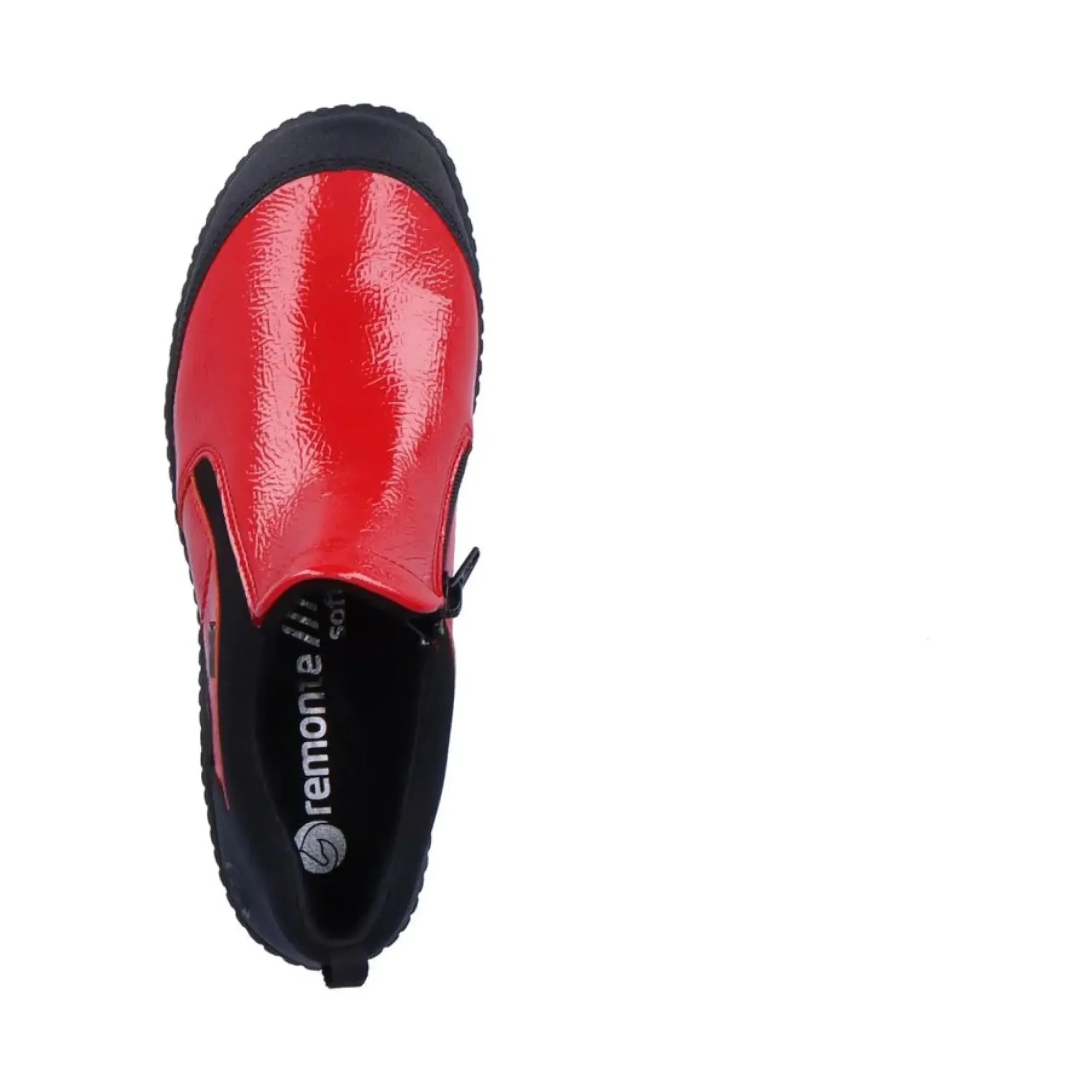 New Remonte Jura Scuba Red Patent Slip-On Walking Shoe