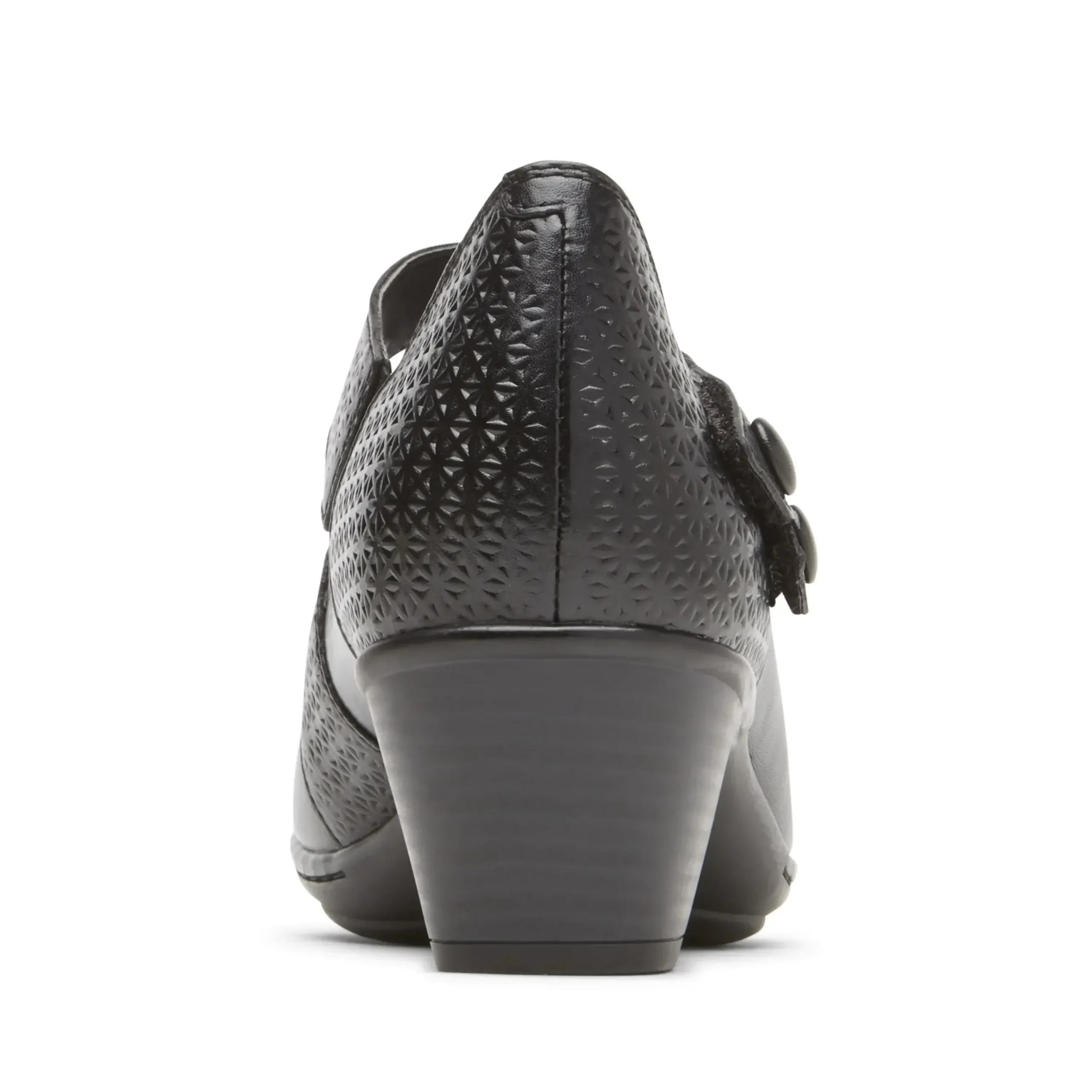 Cobb Hill Kailyn Asymmetrical Black Leather Mary Jane