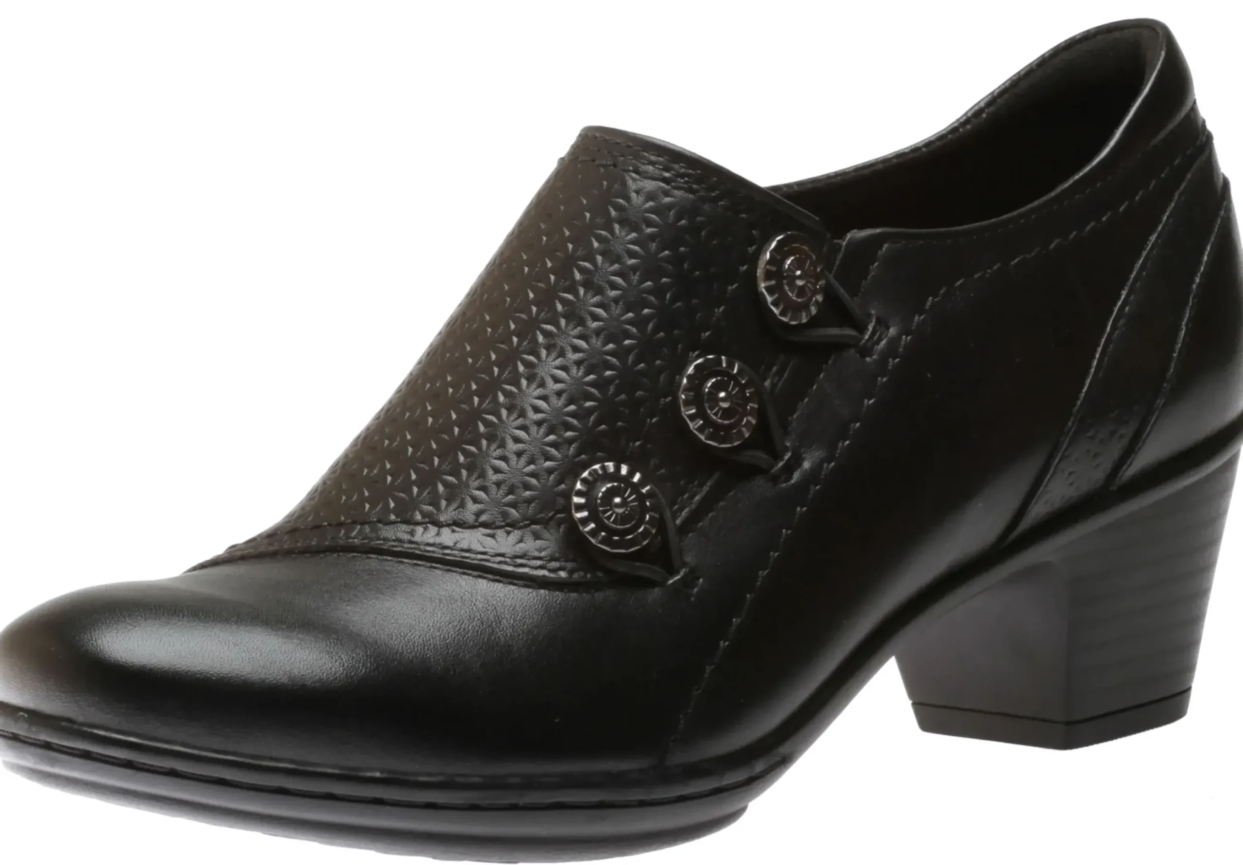 Best Cobb Hill Kailyn Black High Vamp Low Heel Pump