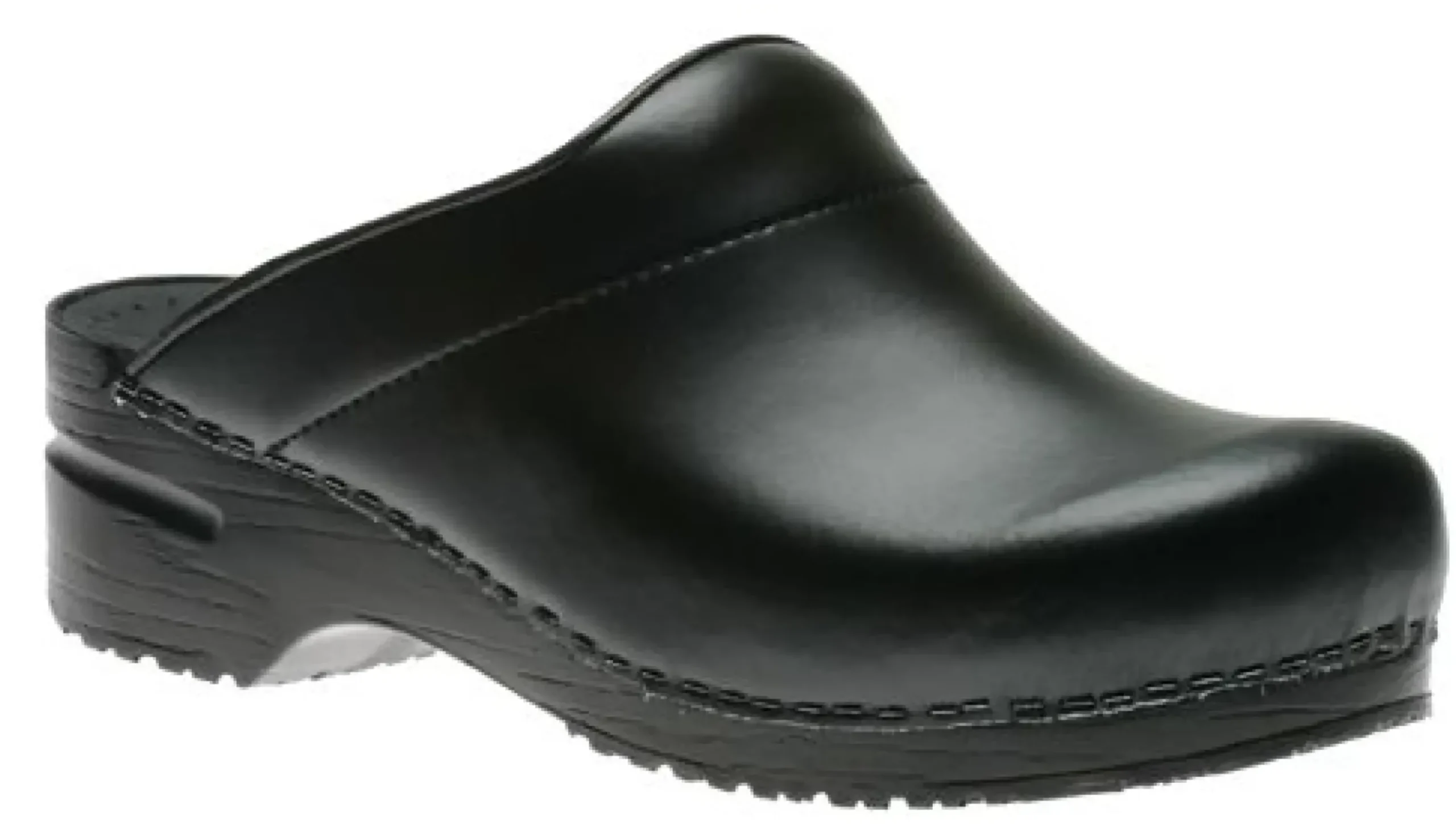 New Dansko Karl Black Box Leather Clog