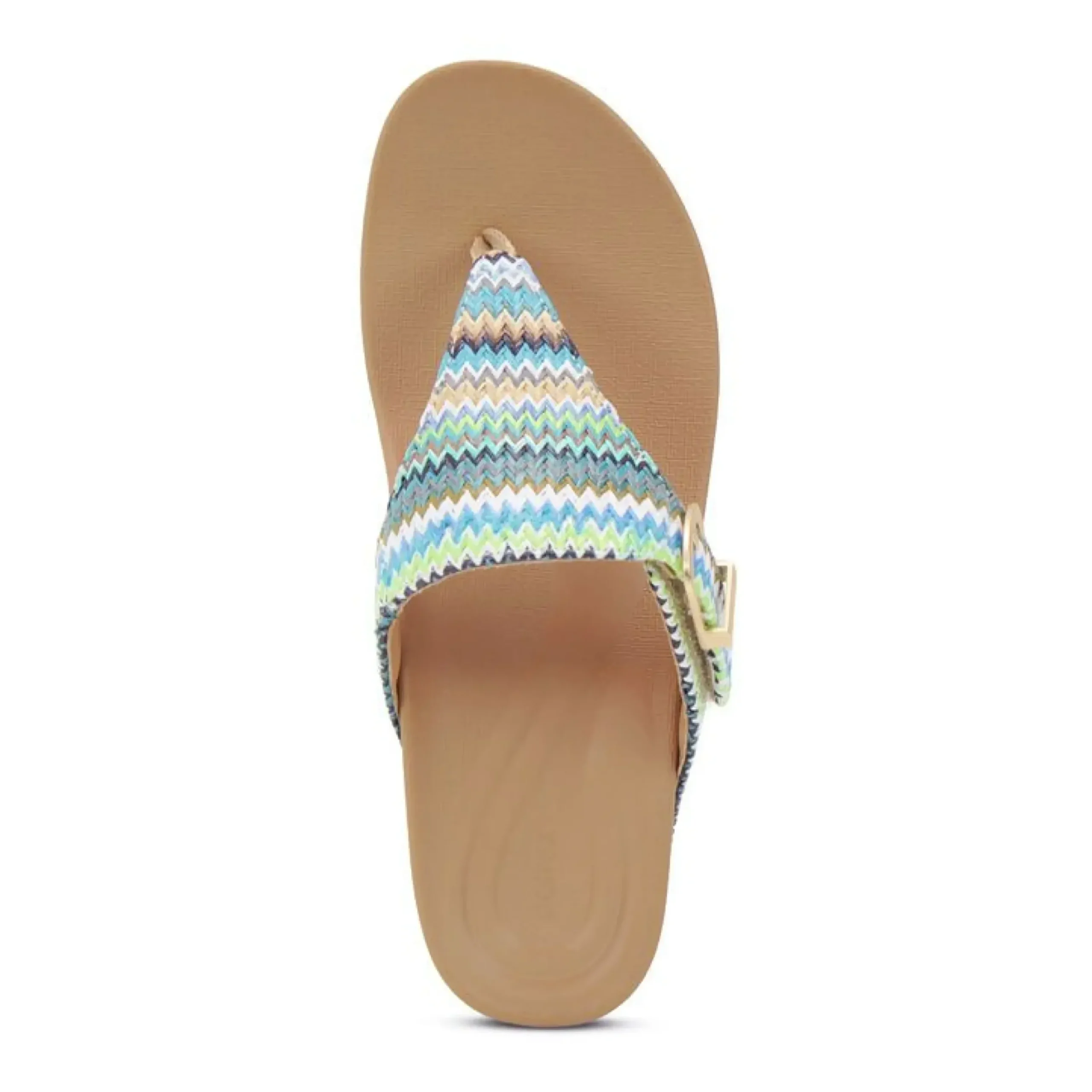 Best Aetrex Kate Blue Multi