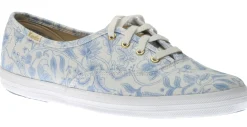 Sale Keds X Rifle Paper Co. Champion Aviary Lace-Up Canvas Sneaker