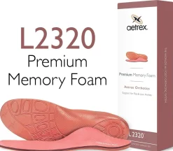 Outlet Aetrex L2320 Women's Premium Memory Foam Posted Orthotics