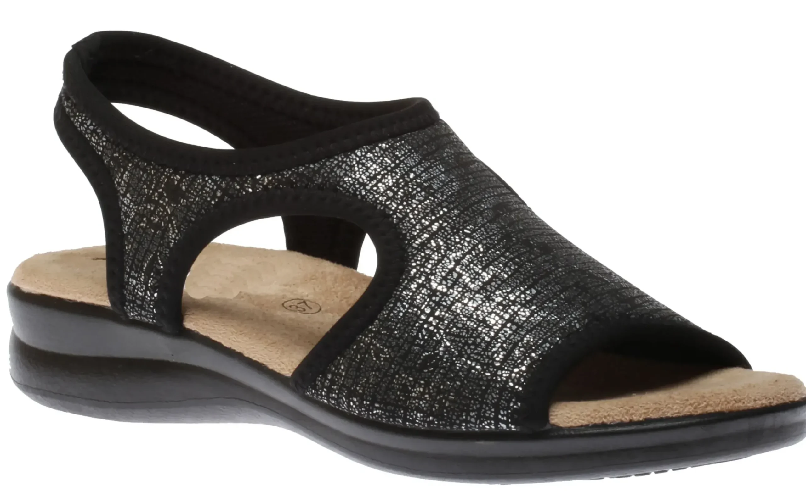 Outlet Polyflex Ladies S Black Pater