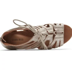Best Cobb Hill Laurel Metallic Caged Sandal