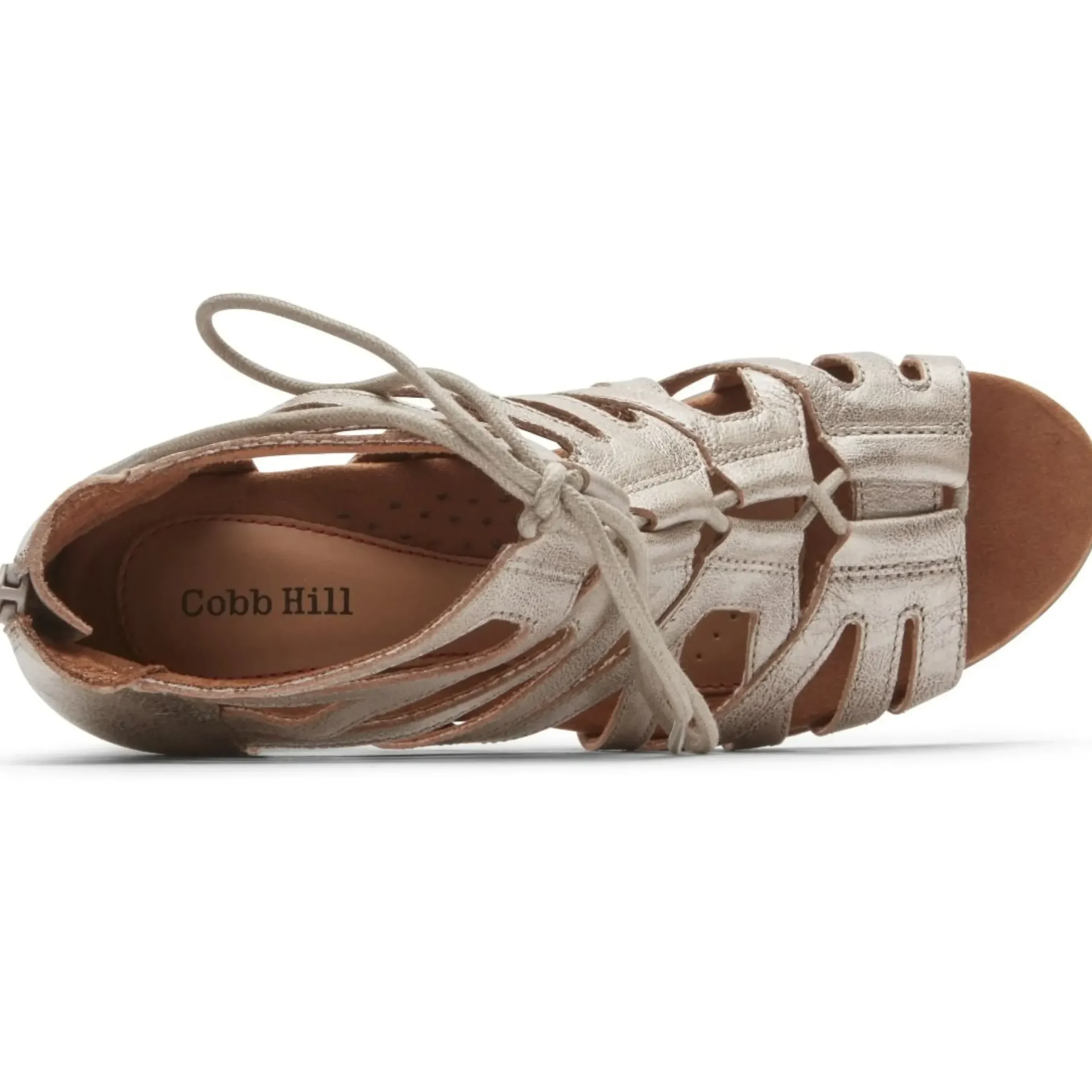 Best Cobb Hill Laurel Metallic Caged Sandal