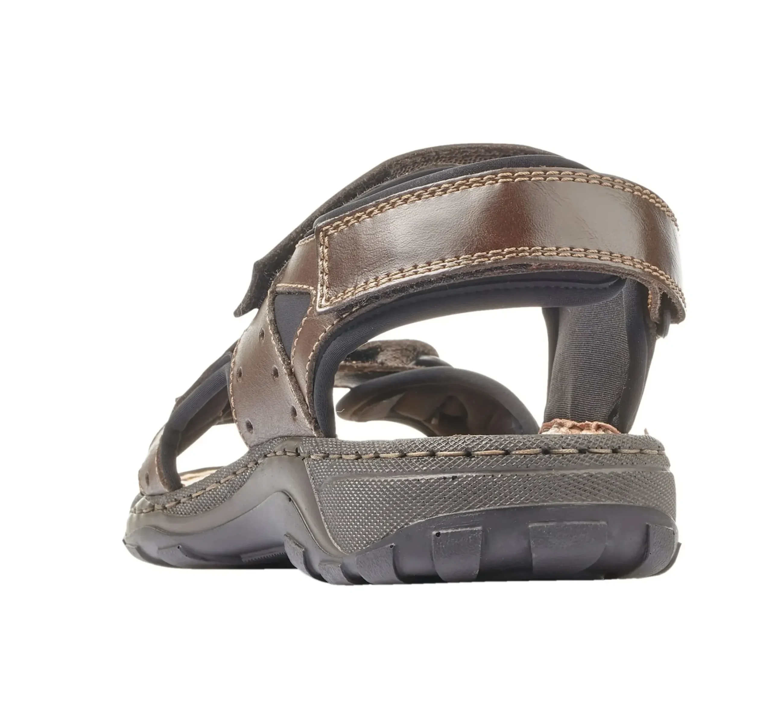 Outlet Rieker Lava Brown Leather Sport Sandal