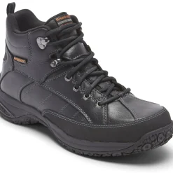 Clearance Dunham Lawrence Black Leather Waterproof Boot