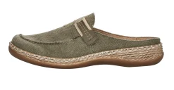 Best Rieker Leinen Green Slip-On Mule