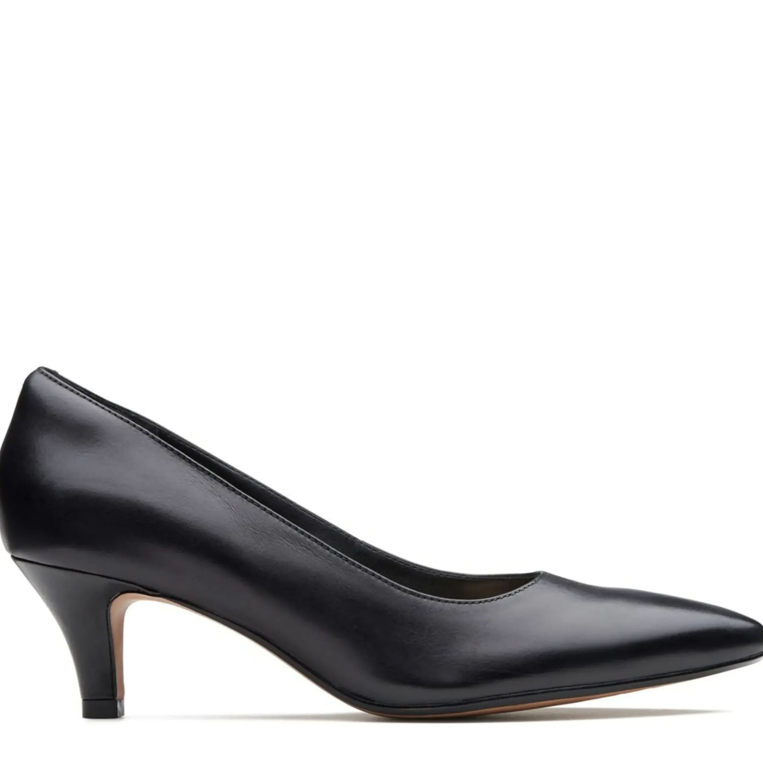 Outlet Clarks Linvale Jerica Black Leather Pump