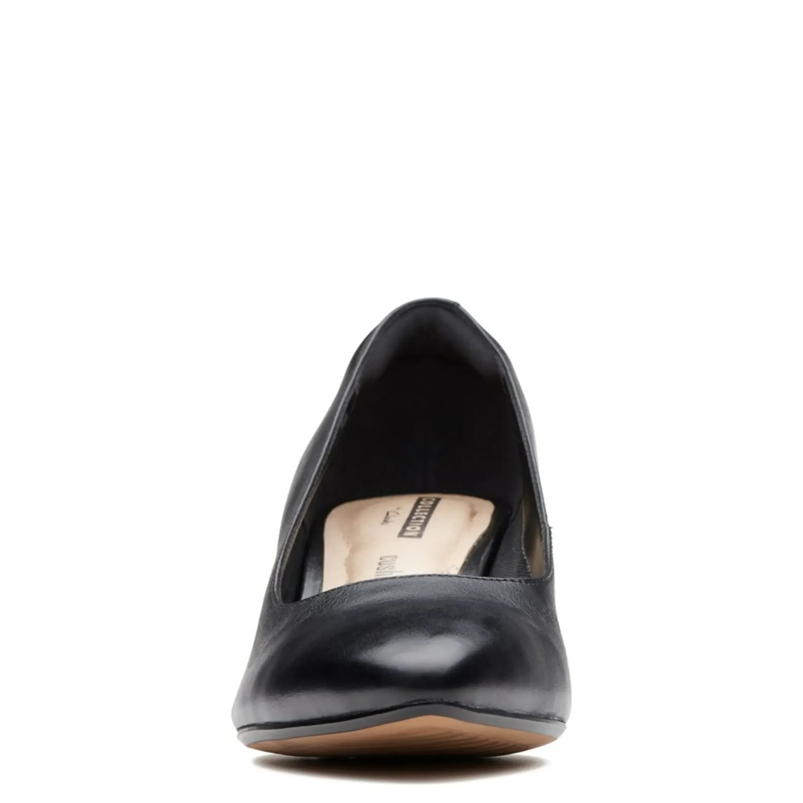 Outlet Clarks Linvale Jerica Black Leather Pump