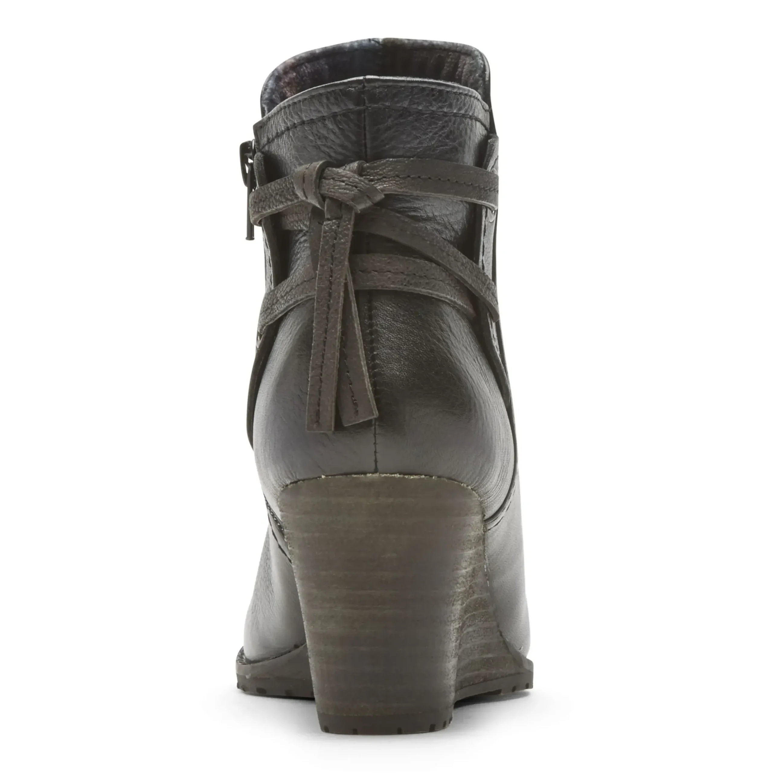 Hot Cobb Hill Lucinda Black Back Tie Ankle Wedge Boot