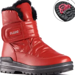 New Olang Luna Velcro Rosso Winter Boot