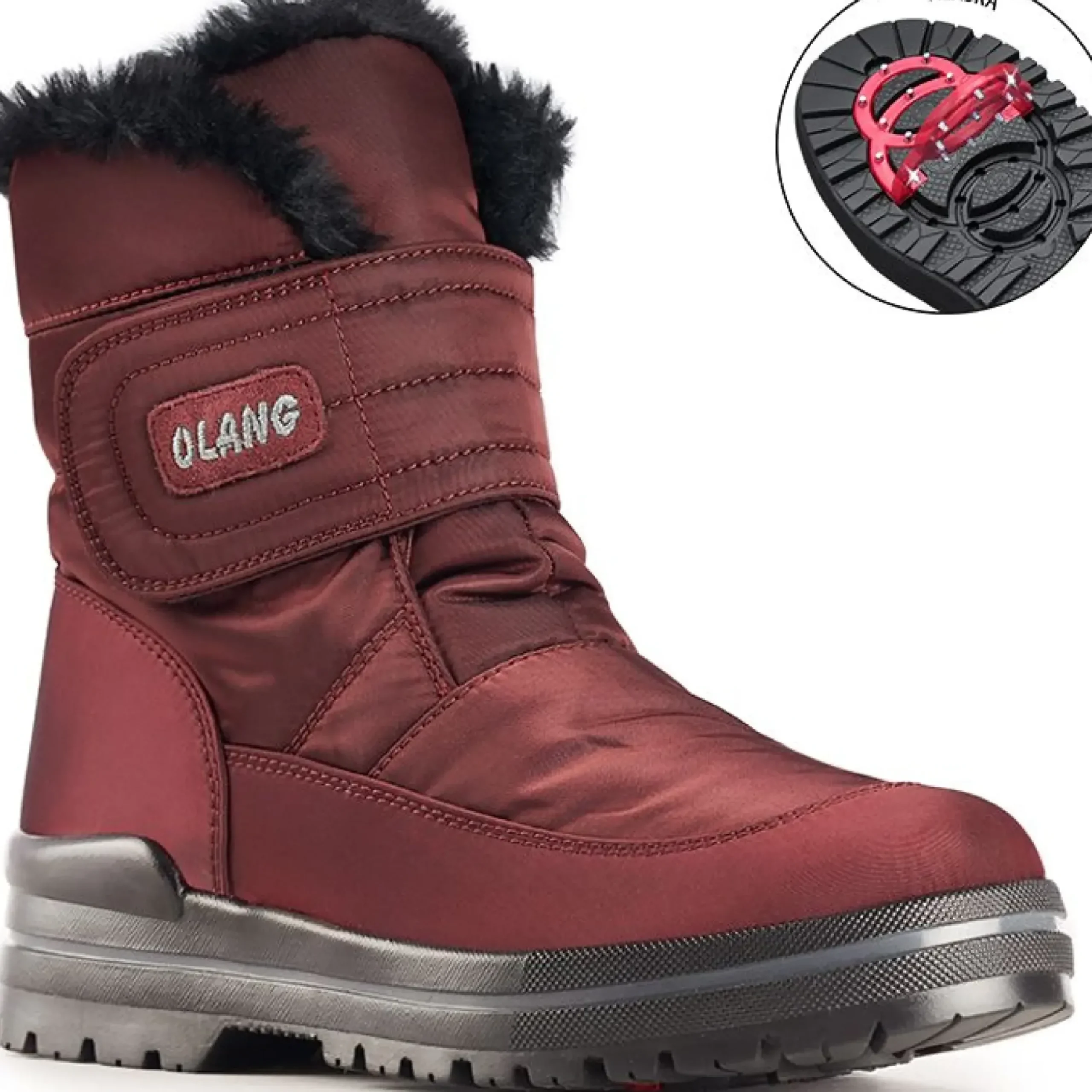 Online Olang Luna Velcro Uva Winter Boot