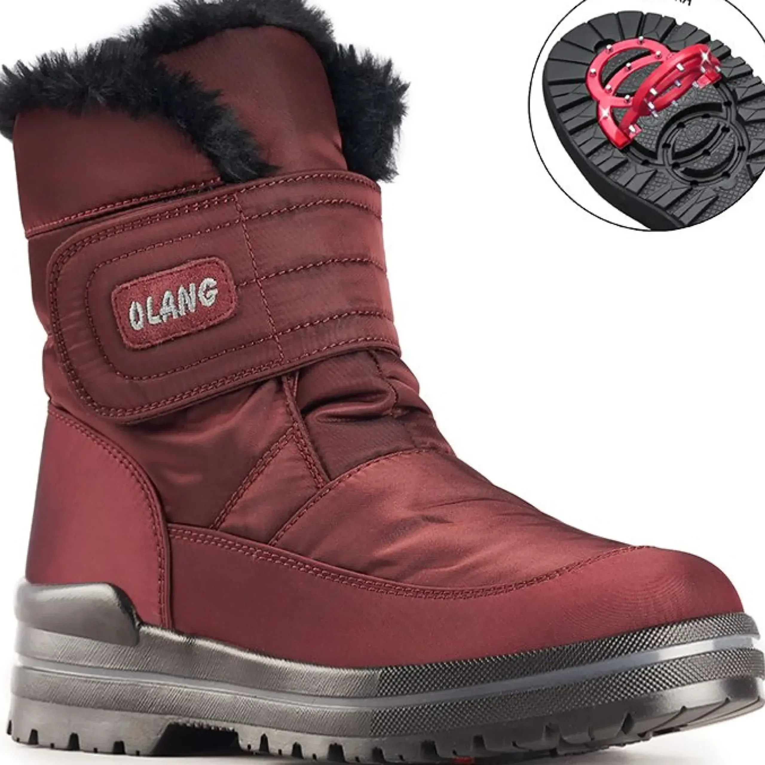 Online Olang Luna Velcro Uva Winter Boot
