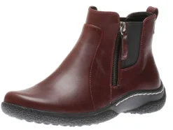 Hot Wanderlust Maddi Burgundy Ankle Boot