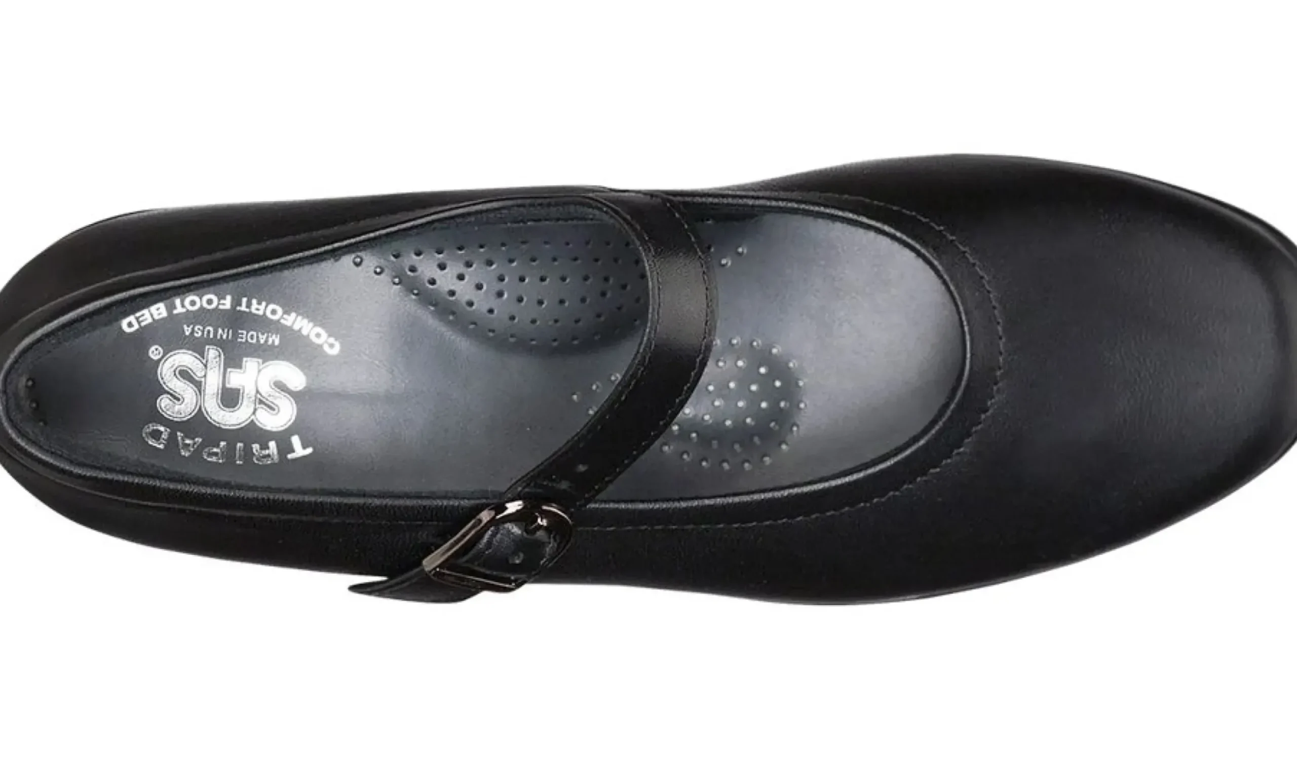 Discount SAS Shoes Maria Black Leather Mary Jane Shoe