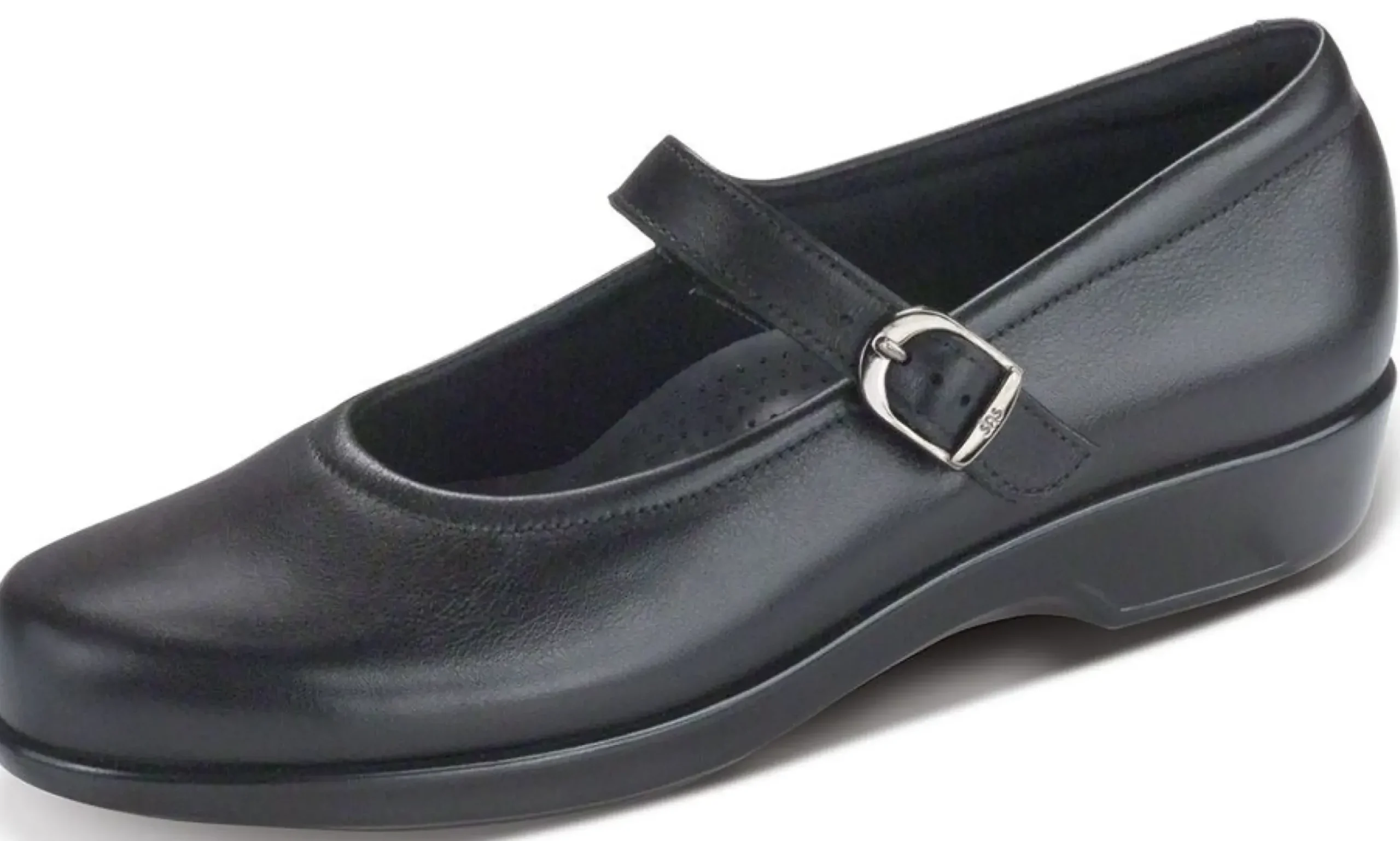 Discount SAS Shoes Maria Black Leather Mary Jane Shoe