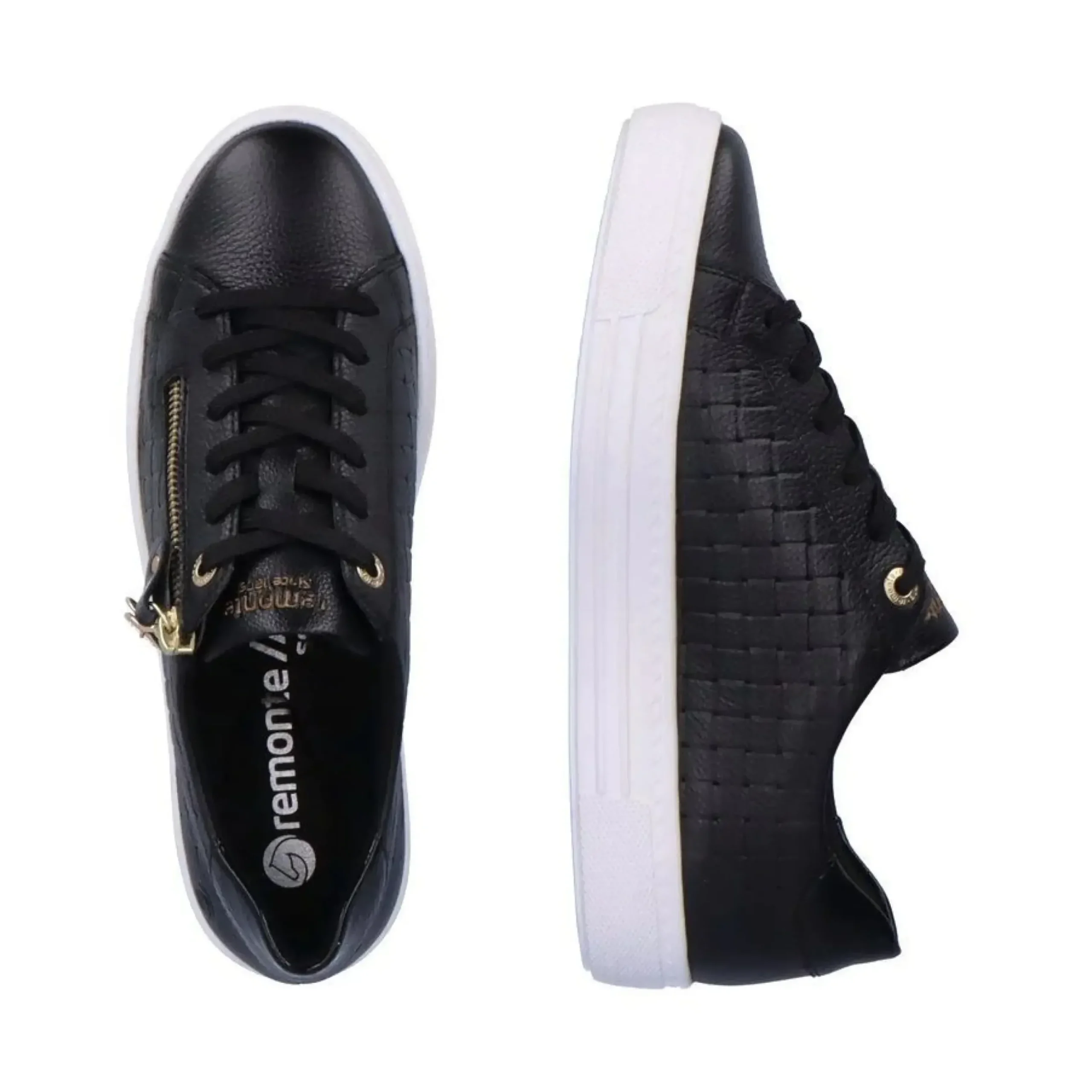 Remonte Mason Lace Zip Black