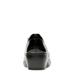 Online Clarks May Marigold Black Croco Slip-On Loafer