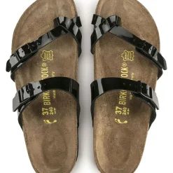 Discount Birkenstock Mayari Birko-Flor Black Patent Sandal