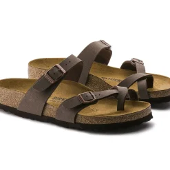Clearance Birkenstock Mayari Birko-Flor Nubuck Mocha Brown Sandal
