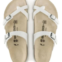 Sale Birkenstock Mayari Birko-Flor White Sandal