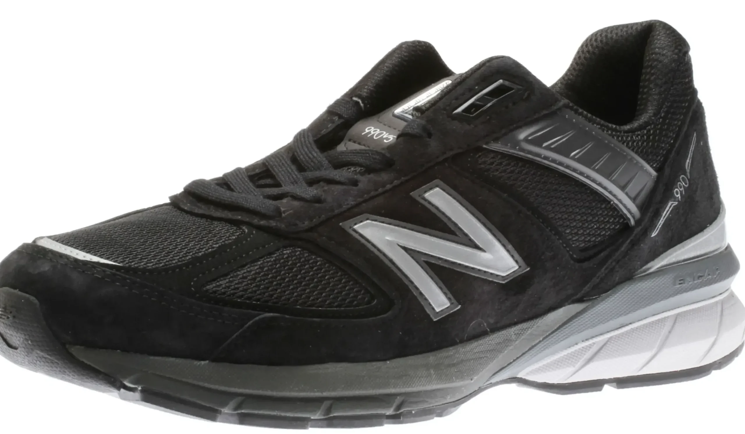 Sale New Balance M990Bk5 Black Silver Made In Usa Running Shoe