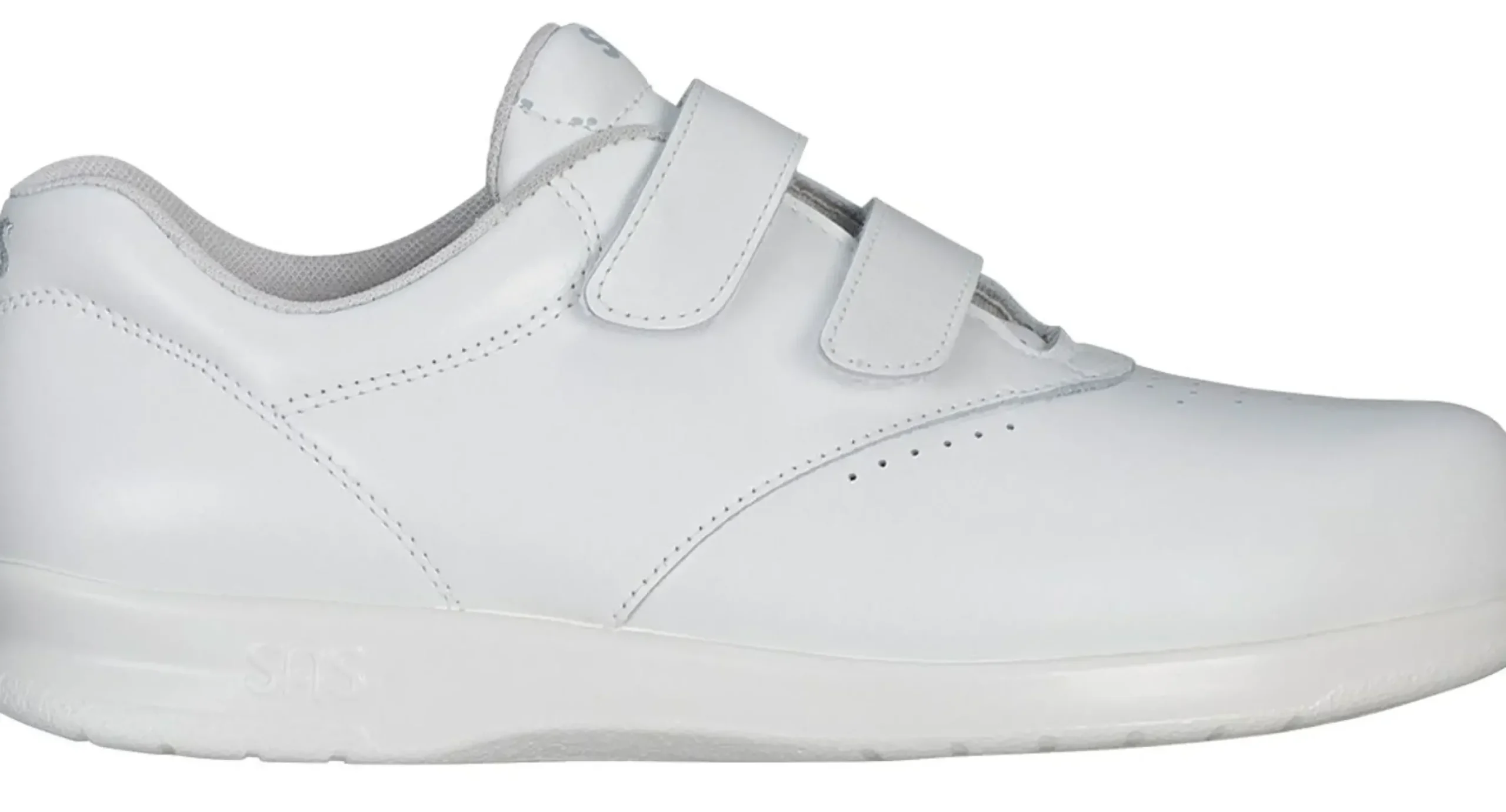 Outlet SAS Shoes Me Too White Leather Walking Shoe