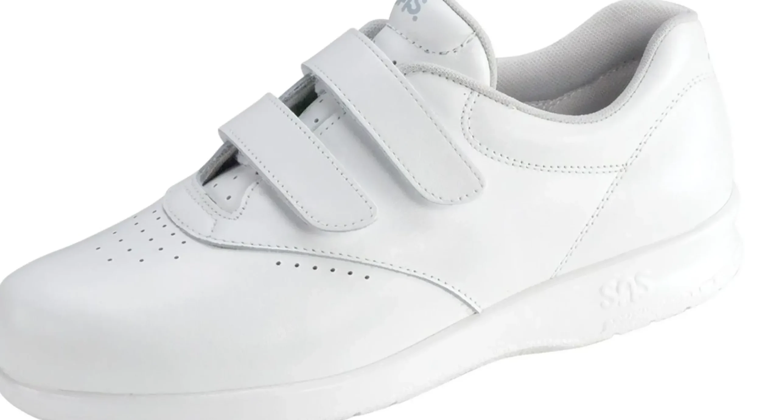 Outlet SAS Shoes Me Too White Leather Walking Shoe