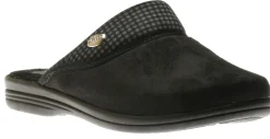 Lady Diana Men Slipper Black