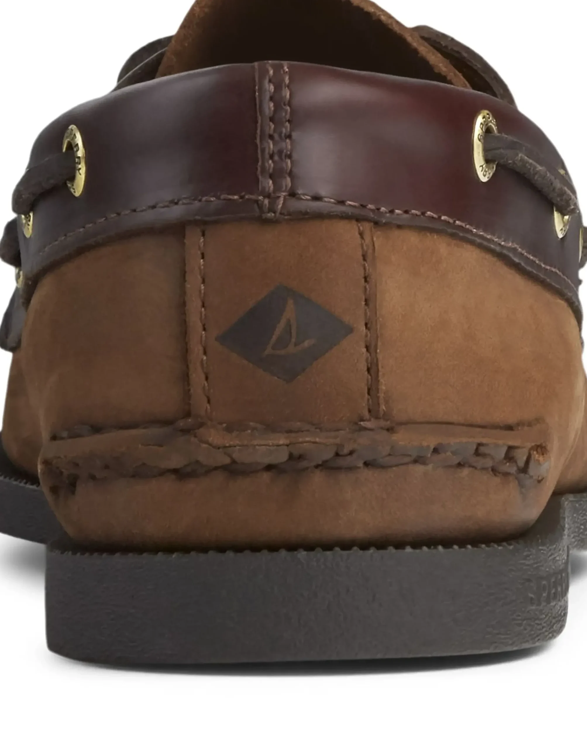 Hot Sperry Men's Authentic Original Brown Nubuck Leather Two Eye Boat Shoe