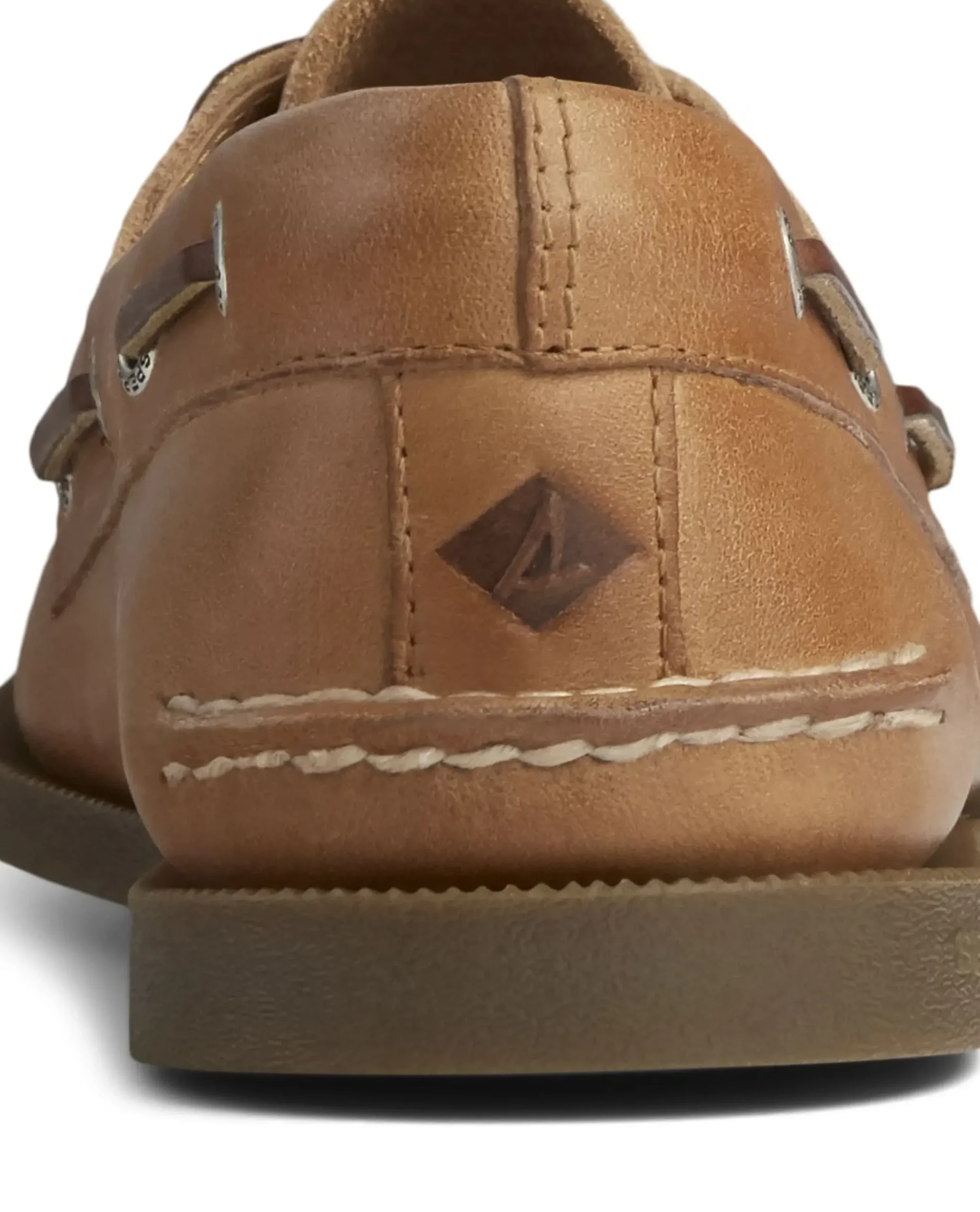 Clearance Sperry Men's Authentic Original Sahara Brown Leather Two Eye Boat Shoe