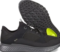 Best Ecco Men's Exostride Black Gore-Tex Waterproof Sneaker