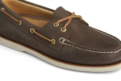 Hot Sperry Men's Gold Cup Authentic Original Brown Leather Two Eye Boat Shoe