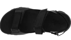 Online Ecco Men's Mx Onshore Black 3-Strap Water Friendly Sport Sandal