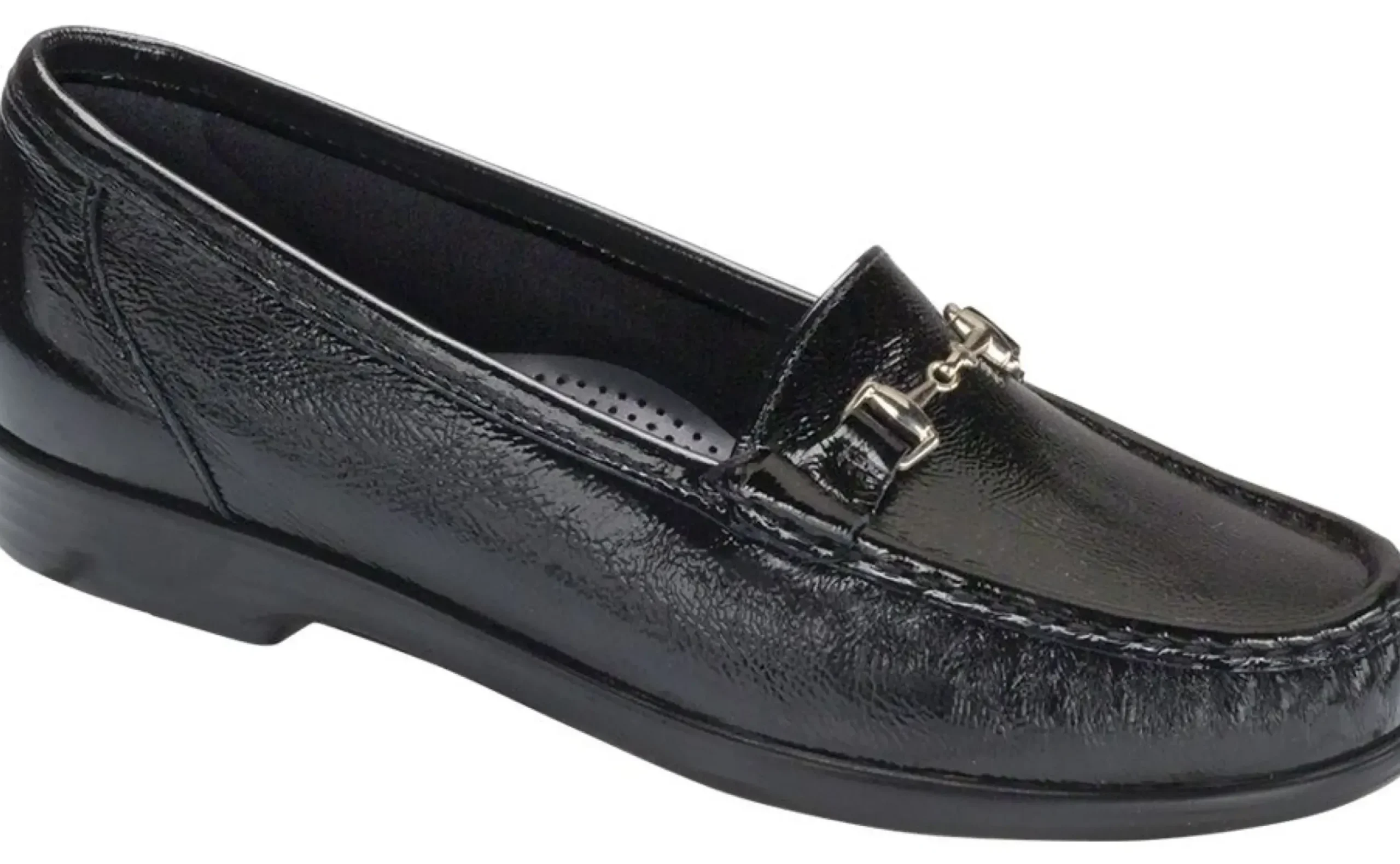 Online SAS Shoes Metro Black Patent Slip On Loafer